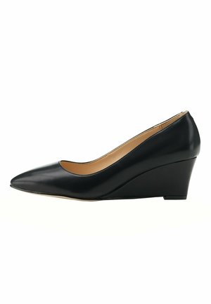 Keilpumps Schwarz