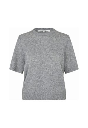 Second Female, T-shirt basic - mid grey melange