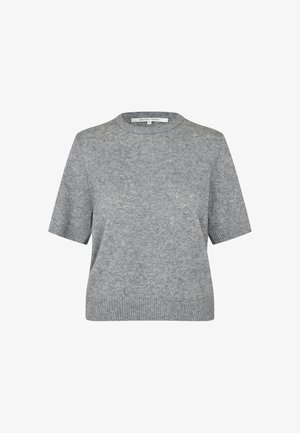 Second Female, T-shirt basic - mid grey melange
