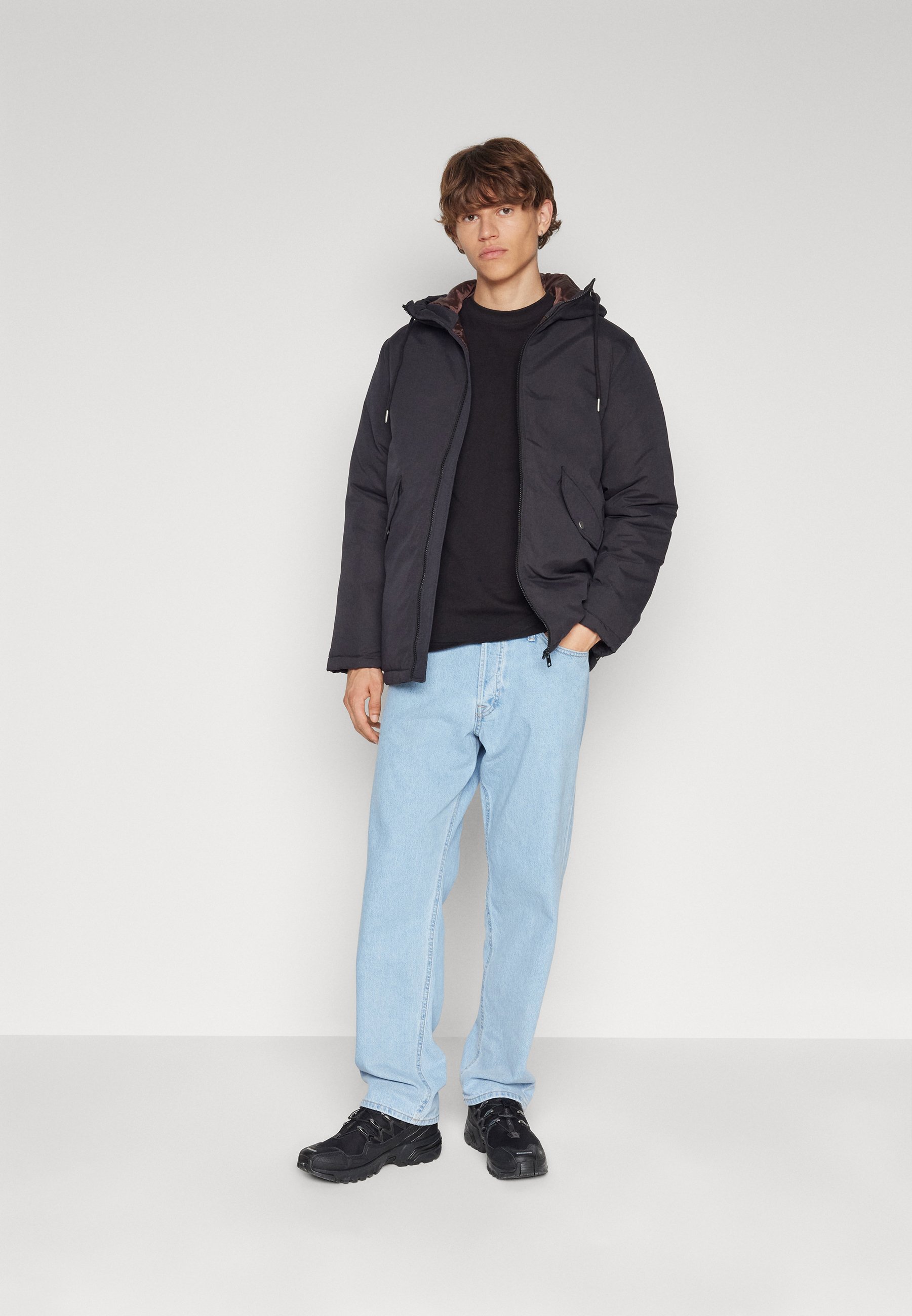 Jack & Jones JJLOOP - Parka/czarny - Zalando.pl