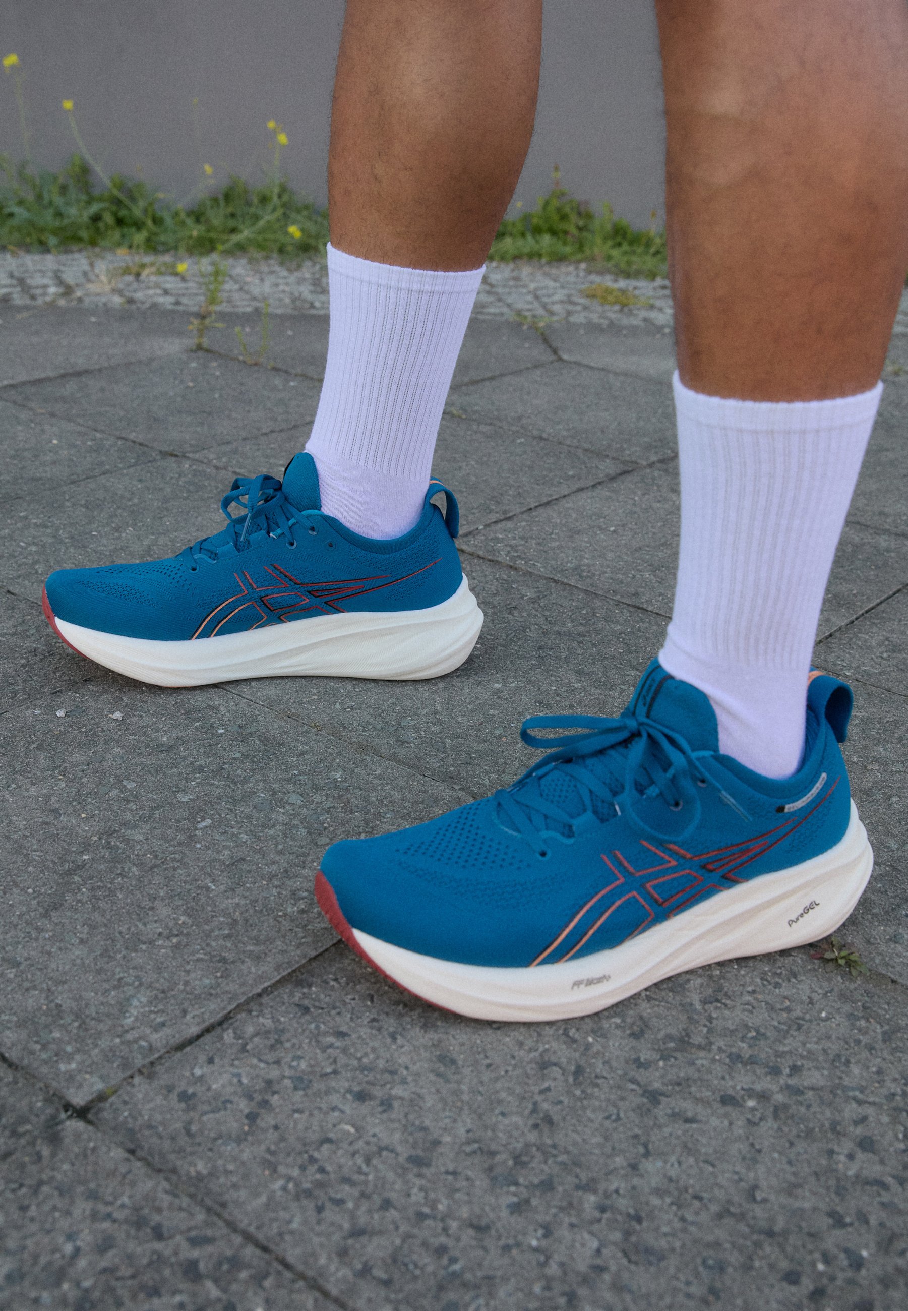 Zapatillas Running Asics GEL-DS TRAINER 26 Para Hombre Azul Y Naranja