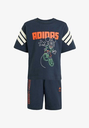 DISNEY MICKEY MOUSE TEE SET - Donji dijelovi trenirke - aurora ink off white impact orange