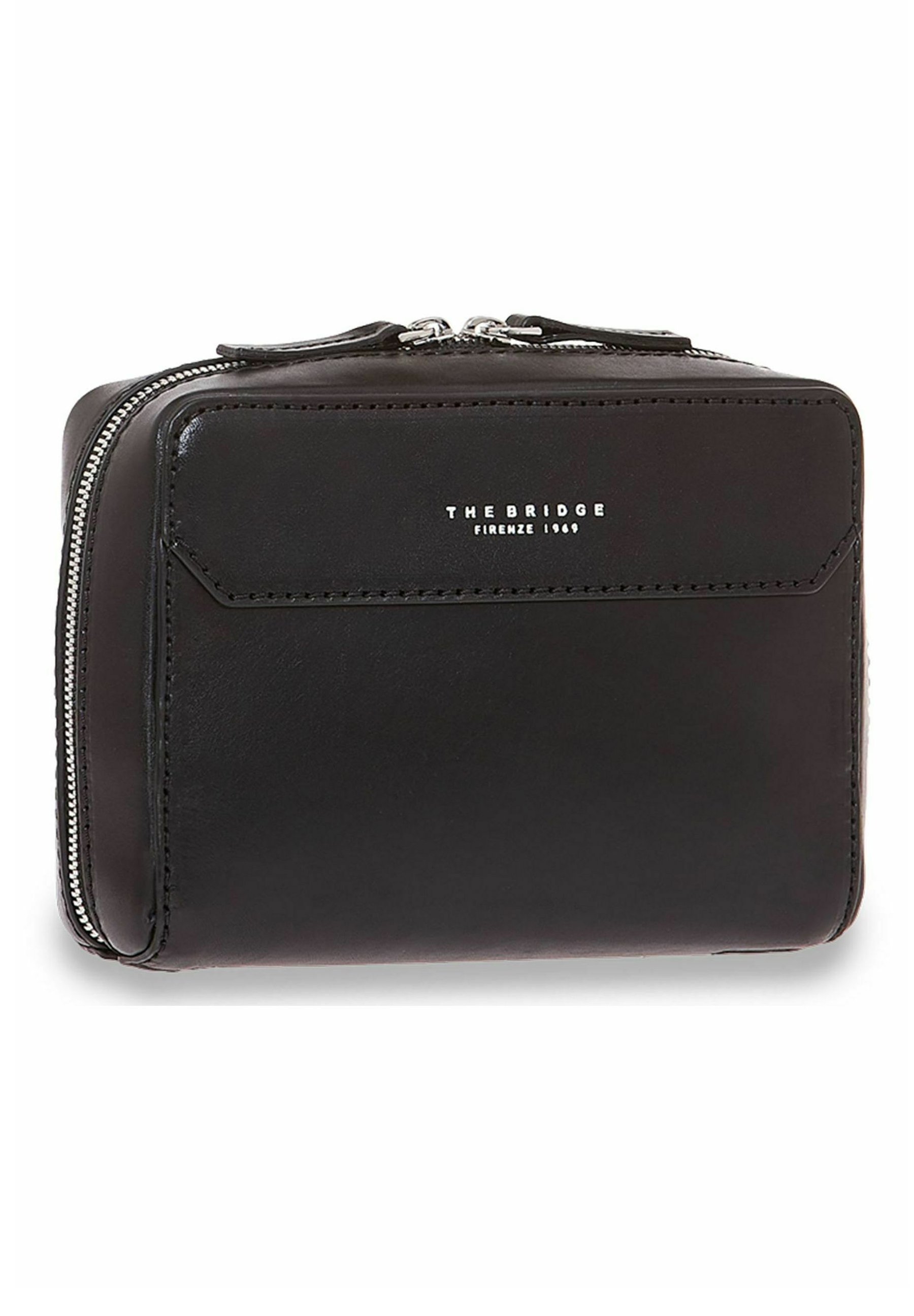 Trousse De Voyage Pour Homme Noir Grainé Avec Double Chaine Izem Trousse De Voyage Pour Homme Noir Grainé Avec Double Chaine Izem