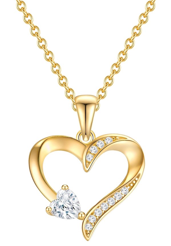 MIT STERLING  ZIRKONIA RAFAEL - Halskette - gelbgoldfarben