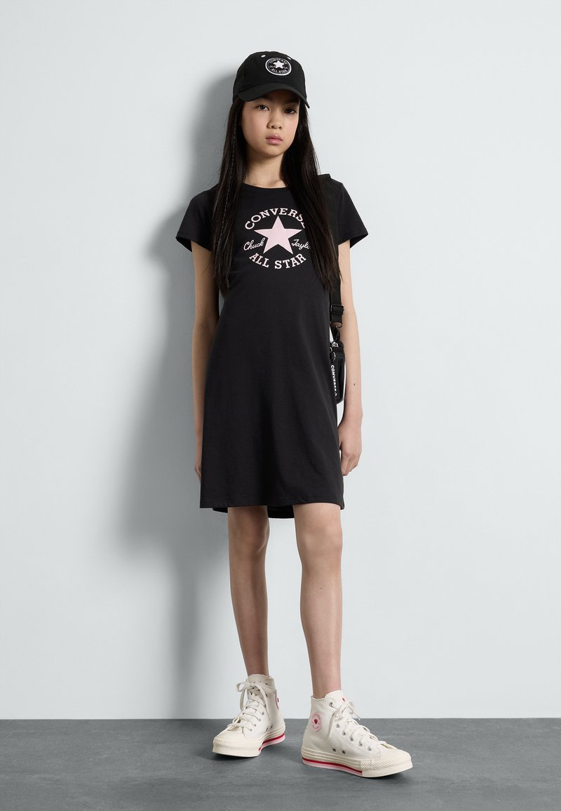 Converse DISSECTTED DRESS - Jersey dress - black - Zalando Converse DISSECTTED DRESS - Jersey dress - black - Zalando