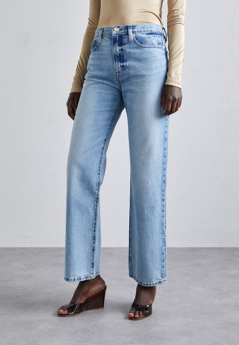 FRAME LE PIXIE JANE Jeans Straight Leg light blue/hellblau Zalando.at