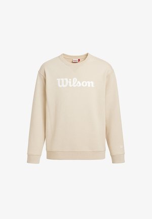 Wilson, Sweatshirt - sandfarbig