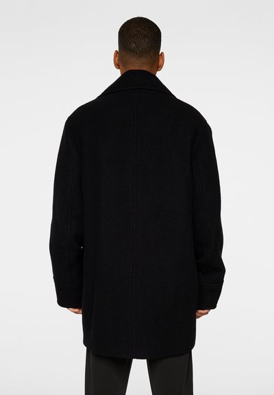 J.LINDEBERG ARNO DOUBLE BREASTED - Kort kappa / rock - black