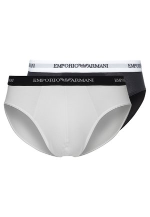 Emporio Armani 2 PACK - Slip - white/blue