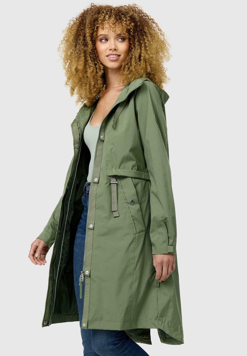 Navahoo - Regenjacke / wasserabweisende Jacke - dusty olive, Vergrößern