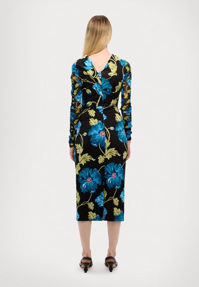 Diane von Furstenberg RICH DRESS - Vestido informal - dark teal