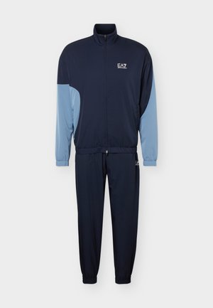 EA7 Emporio Armani, TENNIS PRO T SUIT COLOURBLOCK - Анцуг - blue