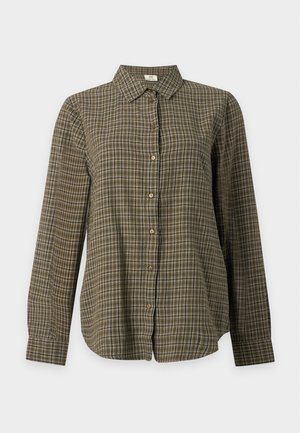 JDY, JDYRIKKA - Blusa - dark olive/cloud dancer/black
