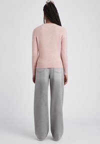 BZB COL V UNI - Pullover - rose pâle