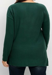 Sheego Strickpullover - evergreen