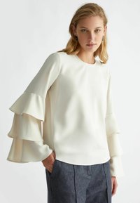 LIU JO CREPE - Camicetta - beige