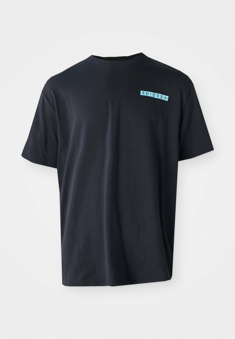 adidas Originals T-shirt print zwart adidas Originals T-shirt print zwart