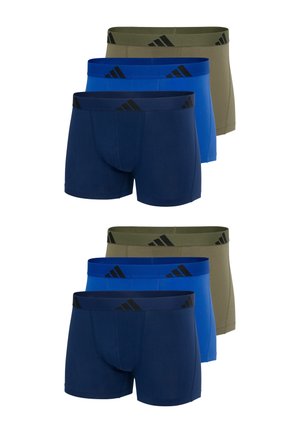 6-PACK ACTIVE FLEX - Úzké boxerky - dunkelblau royalblau khaki