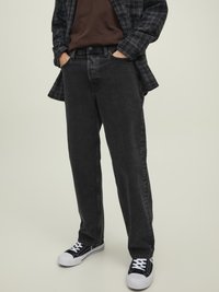Jack & Jones - Eddie - Loose-jeans - black denim Miniaturebillede 1