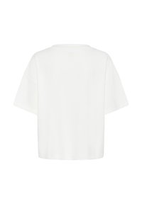 My Essential Wardrobe HELLE EMB BOXY - Lihtne T-särk - snow white