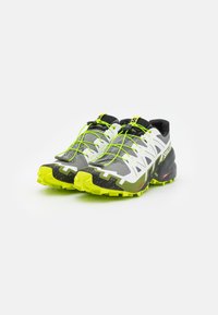 Salomon SPEEDCROSS 6 - Sapatilhas de trail running - black/white/acid lime