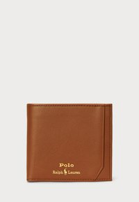 SMOOTH LEATHER BILLFOLD COIN WALLET - Geldbörse - saddle