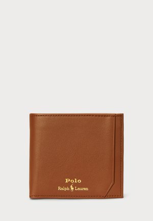 Polo Ralph Lauren SMOOTH LEATHER BILLFOLD COIN WALLET - Wallet - saddle