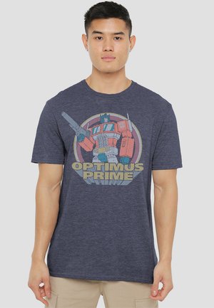 TRANSFORMERS GENERATIONS FLEA MARKET HEROIC AUTOBOT OPTIMUS PRIME - Print T-shirt - dark blue
