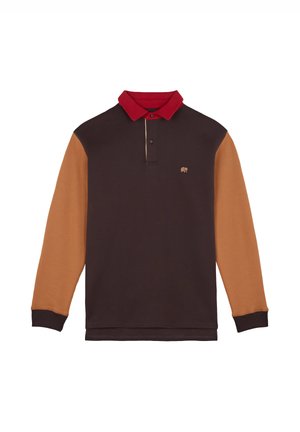 Trendsplant, COLOR BLOCK - Polo - chocolate