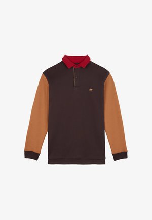 Trendsplant, COLOR BLOCK - Polo - chocolate