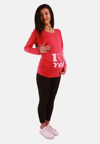 M.M.C. I LOVE YOU - Langarmshirt - koralle