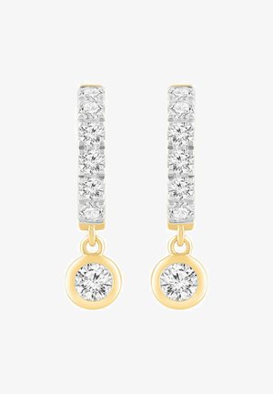 Ethische Diamanten, Ohrringe - yellow gold-coloured