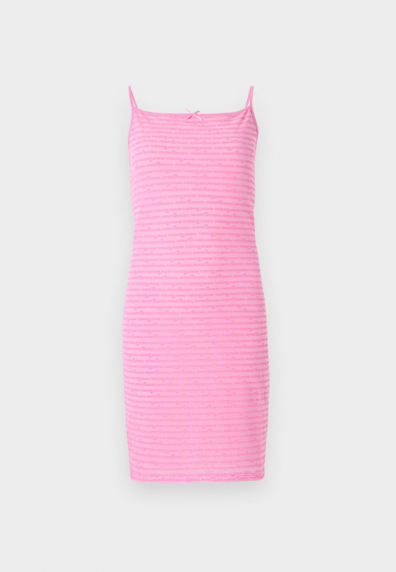 Tommy Jeans SCRIPT DRESS - Day dress - pink/pink - Zalando.ie Tommy Jeans SCRIPT DRESS - Day dress - pink/pink - Zalando.ie