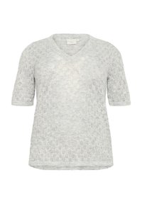 Unselected, light grey melange