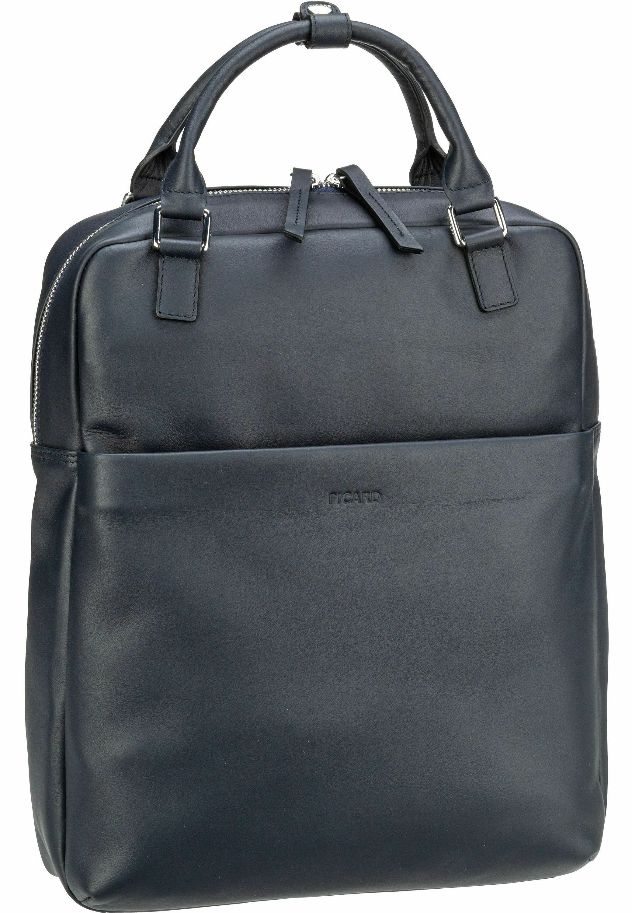 Sac à Dos Picard Aurélie – Bleu Océan Foncé – Cuir De Vache – NEUF