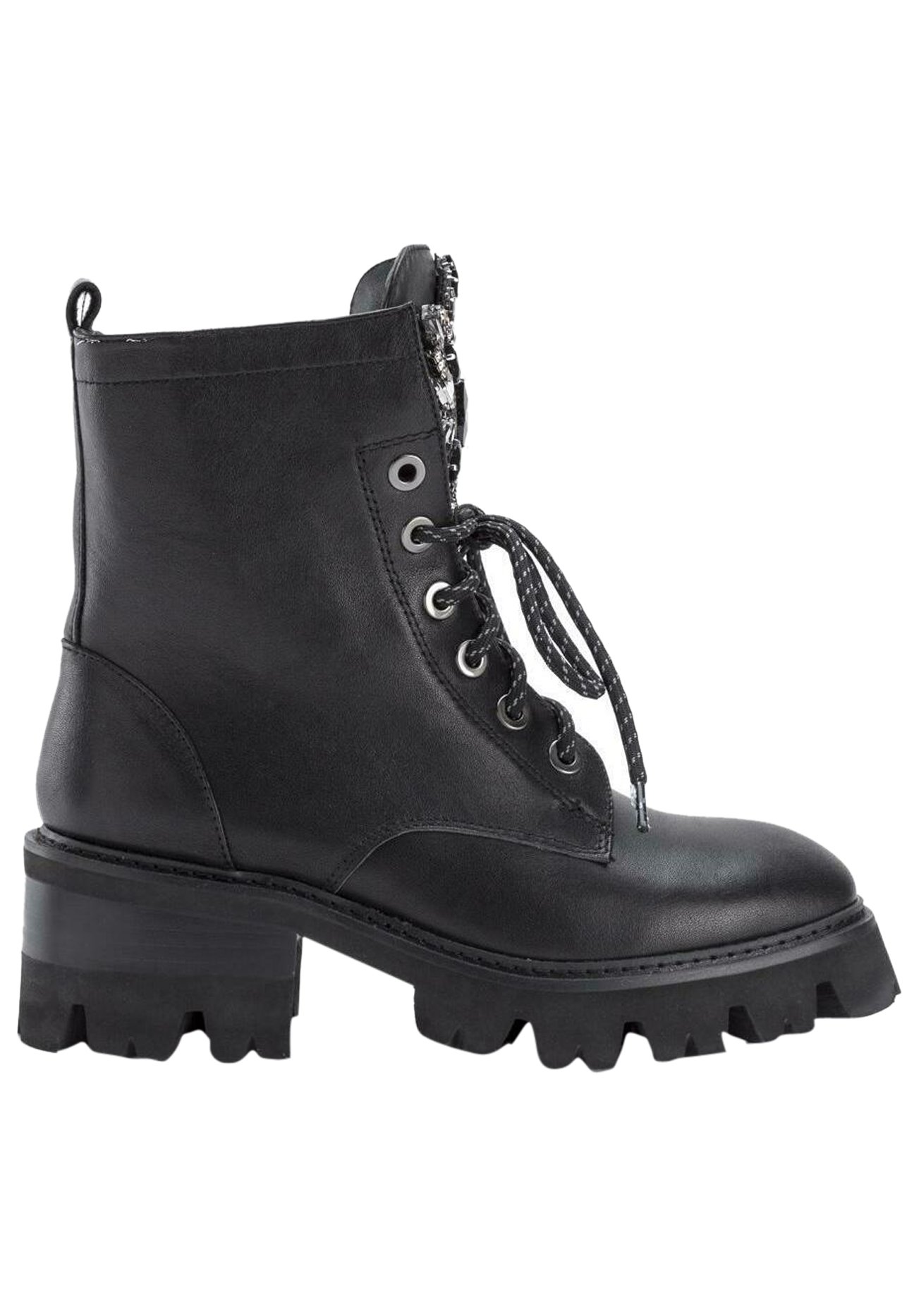 Alma en Pena Botines con cordones - black/negro - Zalando.es