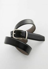 Next REVERISBLE REGULAR FIT - Klassisk bælte - black ecru
