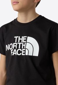 The North Face TEEN EASY TEE UNISEX - Nyomott mintás póló - black