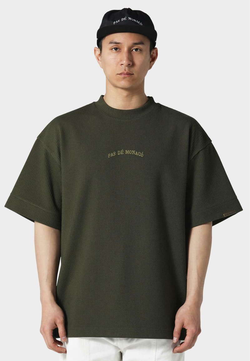 Pas de Monaco T-Shirt print - khaki