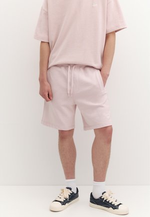 PULL&BEAR, JOGGER LOGO - BERMUDA SHORTS - Træningsbukser - pink