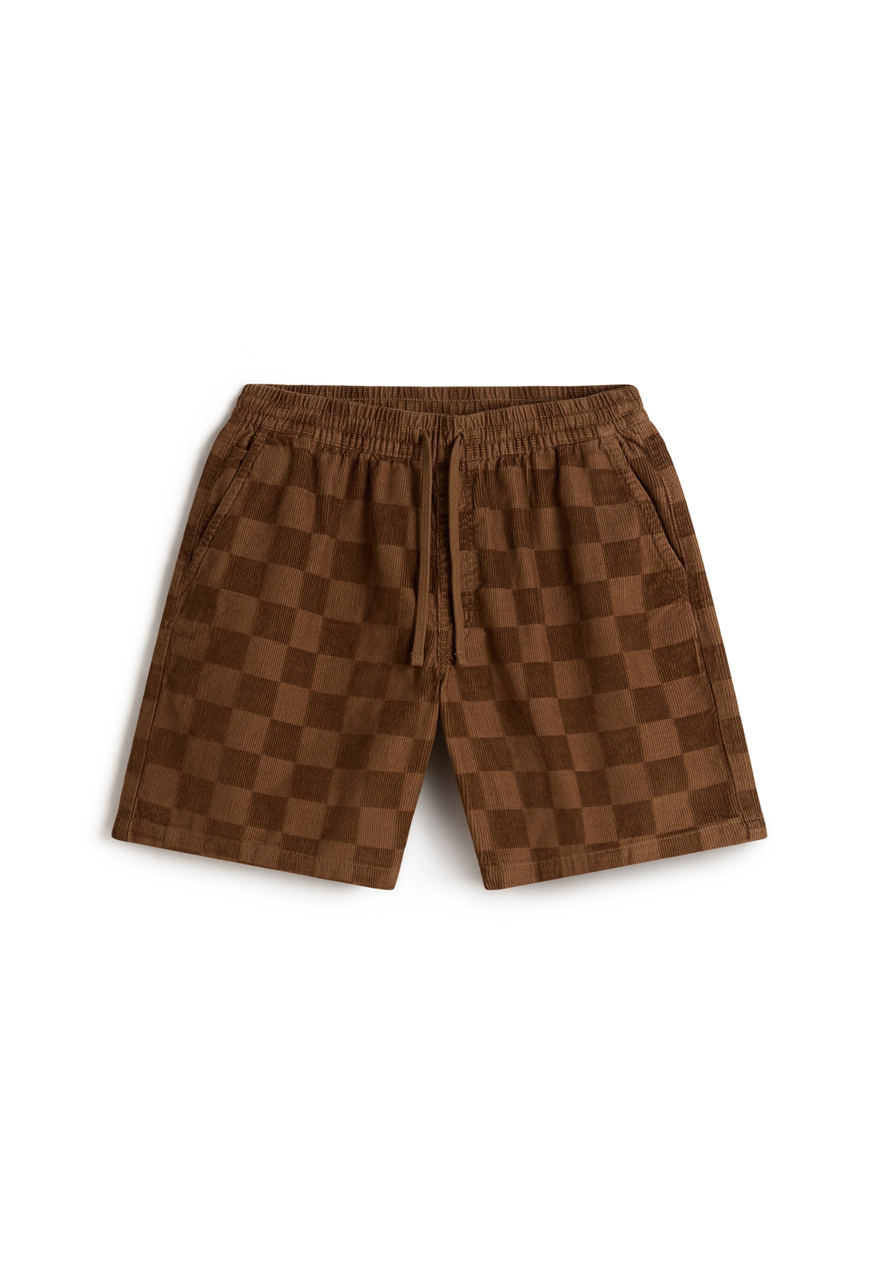 Vans RANGE CHECKERBOARD LOOSE FIT Shorts sepia/oranje