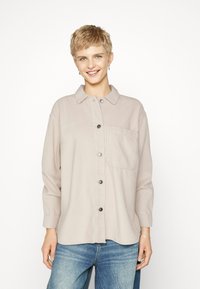 ONLY - ONLMARTA SHACKET - Button-down blouse - moonbeam Thumbnail Image 1