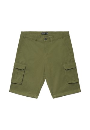 Calliope, PANTALONE CORTO TINTA UNITA - Shorts - verde militare