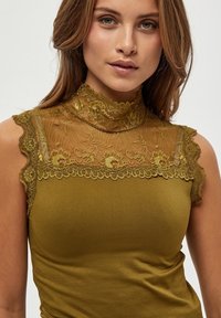 Minus MIVANESSA HIGH NECK - Viršus - dark olive