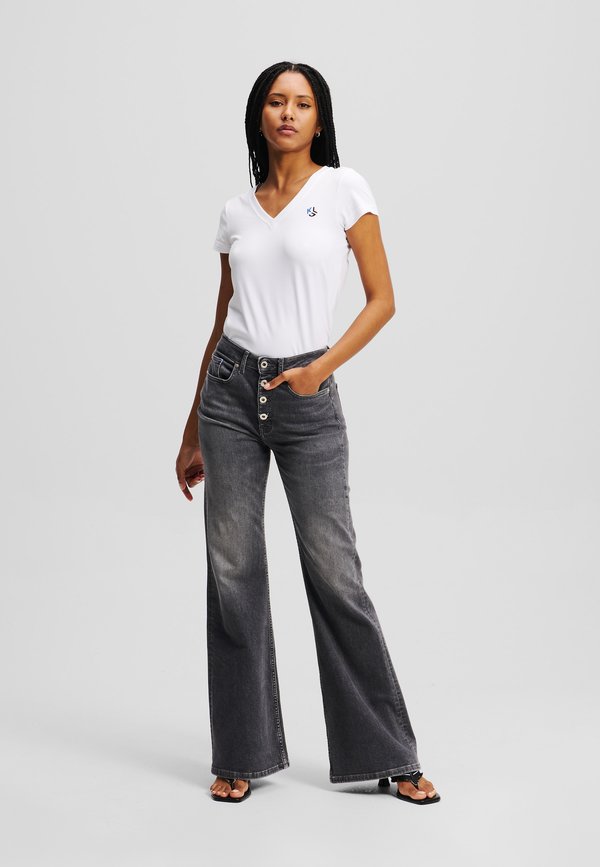 HIGH-RISE BUTTON-FLY - Flared Jeans