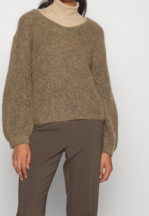 Neule - mottled beige