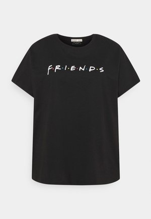 GRAPHIC TEE - Print T-shirt - black