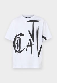 O MAXI SIDE LOGO - T-shirt med print - white