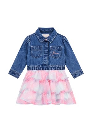 SET - Denimové šaty - himmelblau