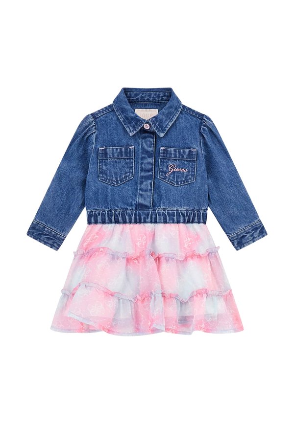 SET - Jeanskleid - himmelblau